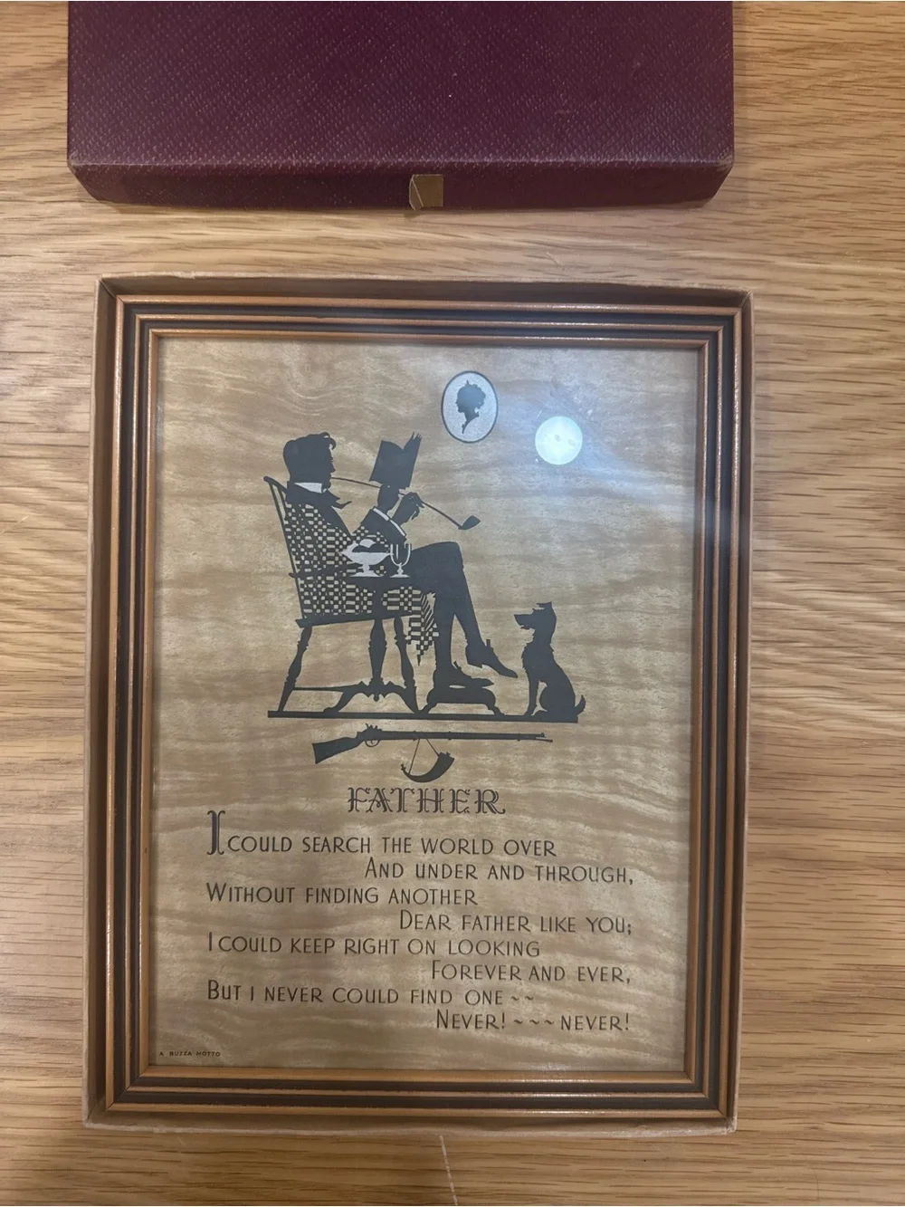 1920s/1930s vintage framed 